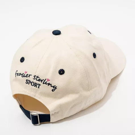 Tennis cream & navy