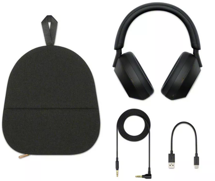 Sony WH-1000XM5 Bluetooth Wireless Noise-Canceling Headphones - Black