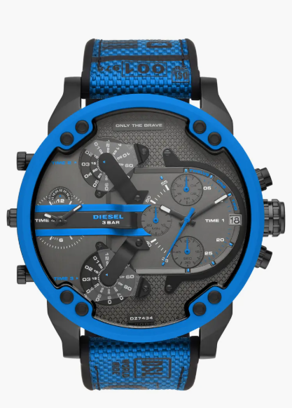 Men’s Mr. Daddy 2.0 Chronograph Quartz Nylon Strap Watch, 57mm