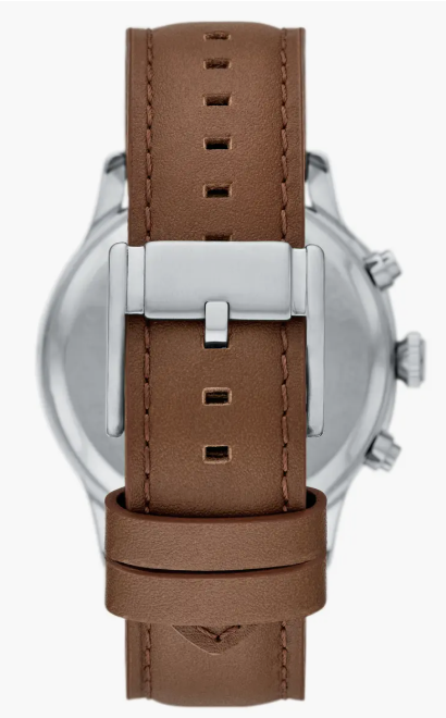 Men’s Bennett Multifunction Leather Strap Watch, 45mm